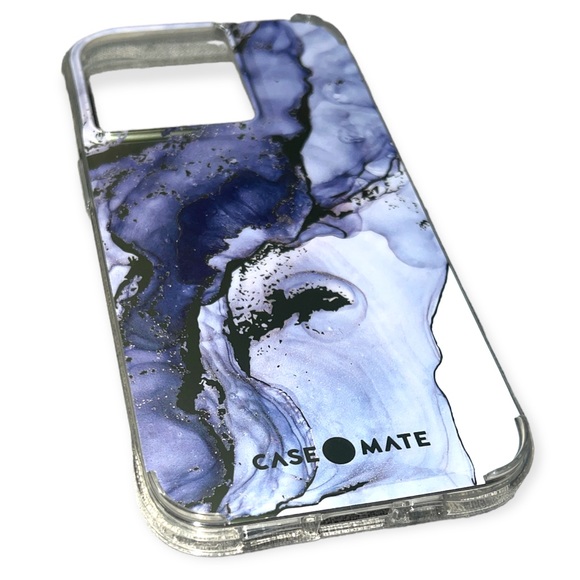 casemate Accessories Casemate Blue Gold Metallic Marble Granite Iphone 3 Pro Hard Case